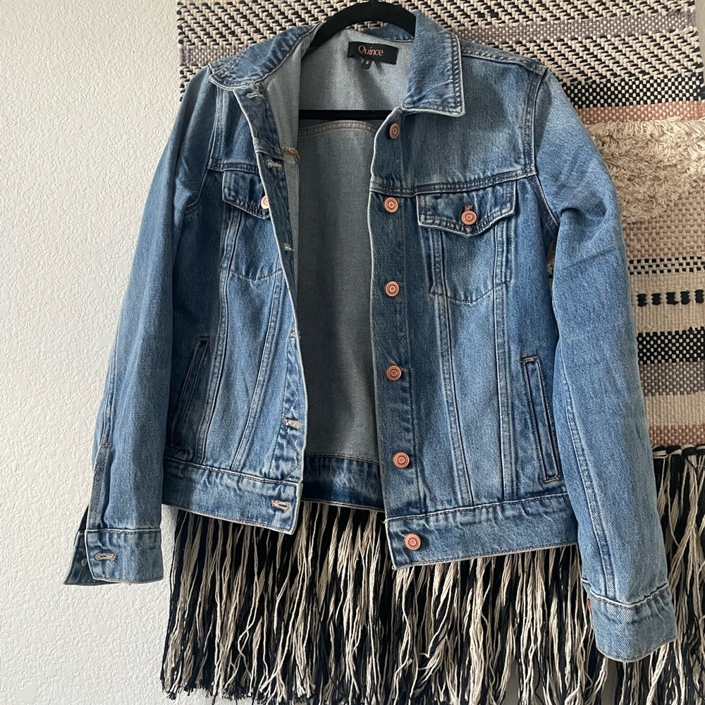 Quince Classic Blue Jacket